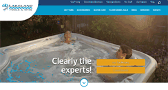 Desktop Screenshot of lakelandpools.com